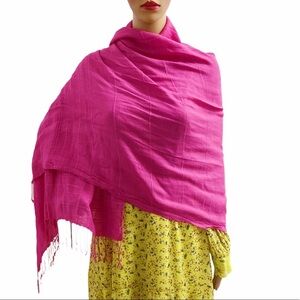 VINTAGE pink scarf